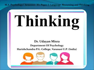 Different Types of Thinking in Psychology