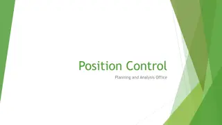 Staff Position Control and Planning Overview
