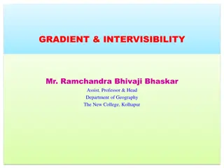 Slope, Gradient, and Intervisibility in Geography