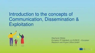 Maximizing Project Impact through Communication, Dissemination & Exploitation