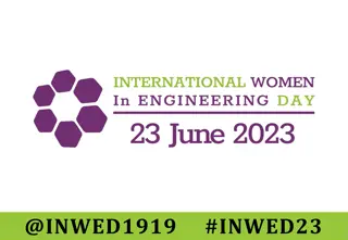 Celebrating Women Engineers in #INWED23