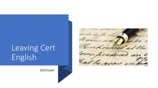 Guide to Leaving Cert English 2023 Exam: Skills, Genres, and Reading Comprehension