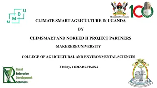 Advancing Climate-Smart Agriculture Initiatives in Uganda