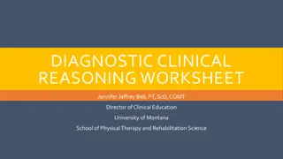 Clinical Reasoning Worksheet for Differential Diagnoses
