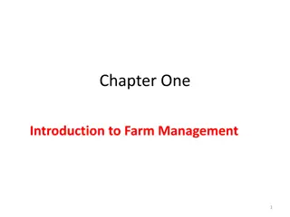 Farm Management: Key Concepts and Importance