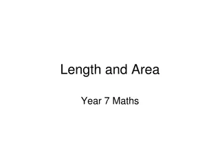 Length and Area Concepts in Year 7 Maths