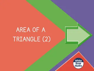 Geometry Worksheets - Area of Shapes and Triangles