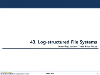 Log-structured File Systems in Operating Systems