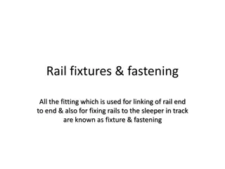 Overview of Rail Fixtures and Fastening Components