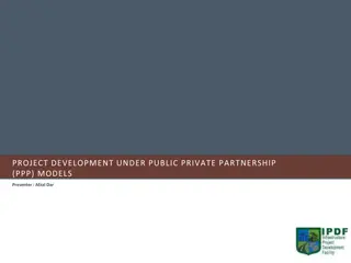 Public-Private Partnership Models in Infrastructure Project Development