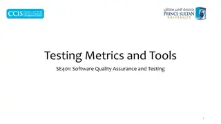 Software Testing Metrics and Tools