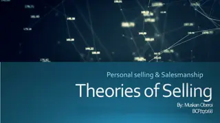 Overview of Modern Sales Approaches and Salesmanship Theories
