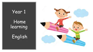 Fun and Engaging English Home Learning Activities for Year 1 Students