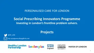 Social Prescribing Innovators Programme in London