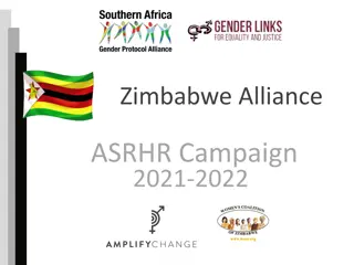 Enhancing Adolescent Sexual and Reproductive Health Rights in Zimbabwe: 2021-2022 Campaign