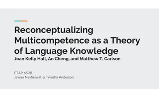 Understanding Multicompetence Theory in Language Knowledge