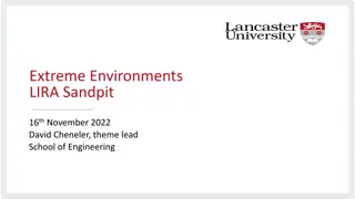 Cutting-Edge Research on Extreme Environments and Intelligent Systems at LIRA Sandpit
