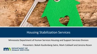 Housing Stabilization Services Overview