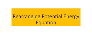 Gravitational Potential Energy Equations and Examples