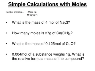 Mole Calculations in Chemistry