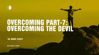 Strategies for Spiritual Victory: Overcoming Challenges and the Devil