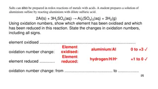 Redox Reactions in Chemistry