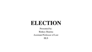 Elections: Types, Procedures, and Election Commission of India