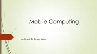 Mobile Computing: Principles and Advantages