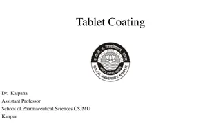 Tablet Coating in Pharmaceutical Sciences