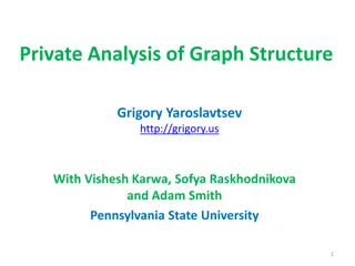 Privacy-Preserving Analysis of Graph Structures