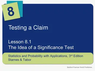 Significance Testing in Statistics