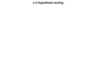 Hypothesis Testing Examples and Scenarios