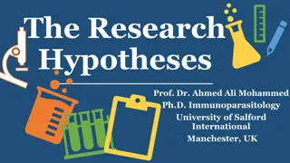 Importance of Testable Hypotheses in Scientific Research