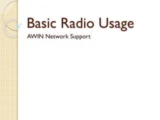 AWIN Network and Radio Communication Basics