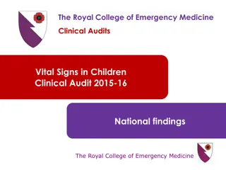 National Findings on Children's Vital Signs in Emergency Medicine