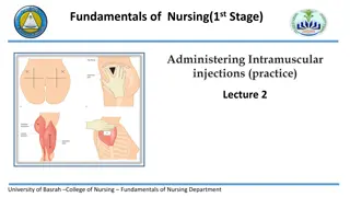 Fundamentals of Nursing: Administering Intramuscular Injections - University of Basrah