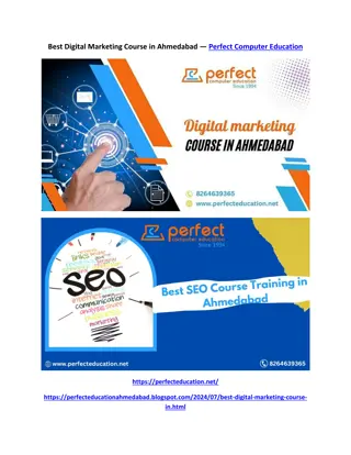 Best Digital Marketing Course in Ahmedabad — Perfect Computer Education