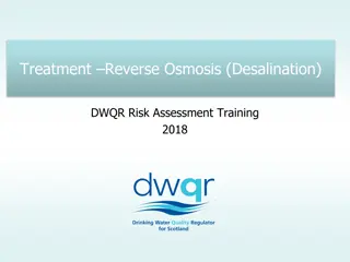 Overview of Treatment with Reverse Osmosis (Desalination)