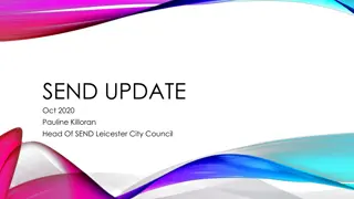 Update on SEND Initiatives in Leicester City - Oct 2020