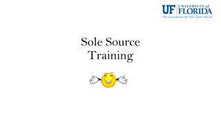 Sole Source Procurement: Requirements and Considerations