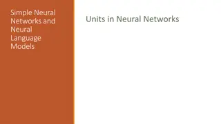 A Deep Dive into Neural Network Units and Language Models