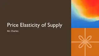 Price Elasticity of Supply: Degrees and Concepts