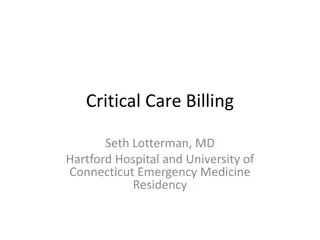 Critical Care Billing and Definition