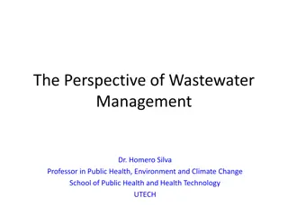 The Perspective of Wastewater Management by Dr. Homero Silva