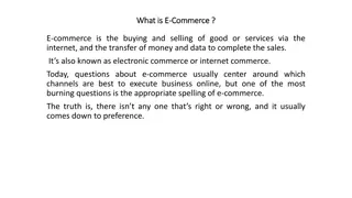 E-Commerce: Evolution, Types, and Applications