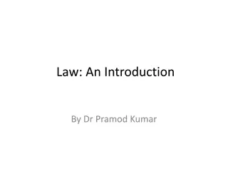Understanding Law: An Introduction by Dr. Pramod Kumar