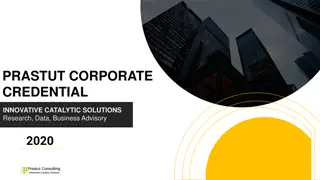 Empowering Businesses with Data-Driven Solutions | Prastut Corporate Credentials