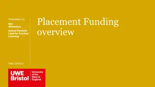 Overview of Funding for Practice Placements in Healthcare Education