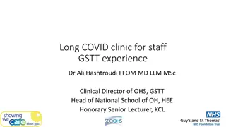 Understanding Long COVID Clinic Experience at GSTT with Dr. Ali Hashtroudi