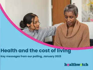 Impact of Rising Cost of Living on Health and Care Services: January 2023 Poll Findings